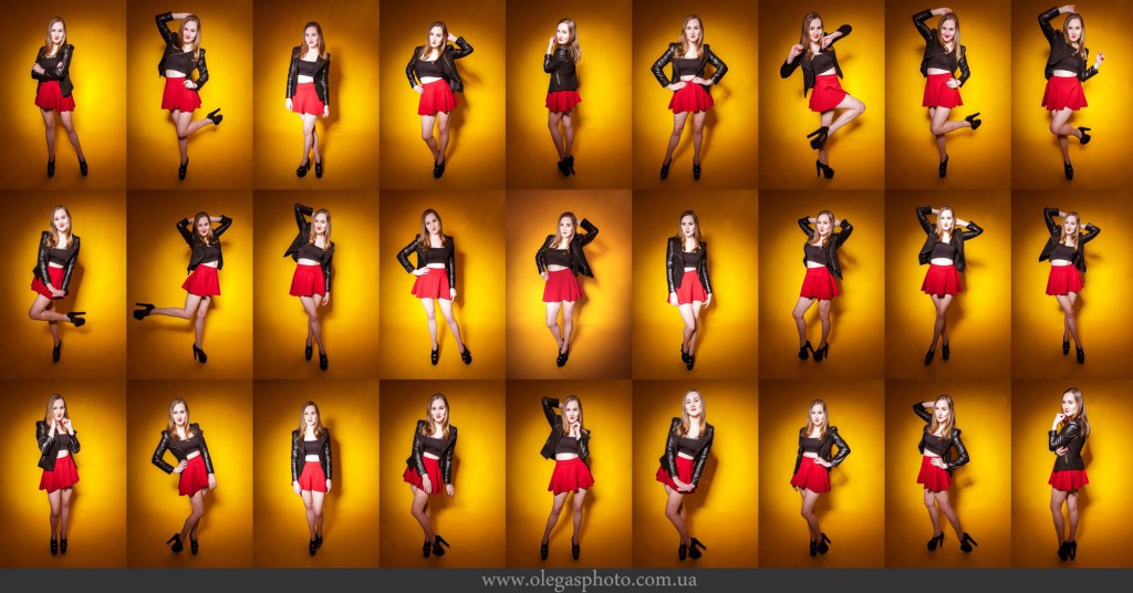examples of poses for a photo shoot in the studio