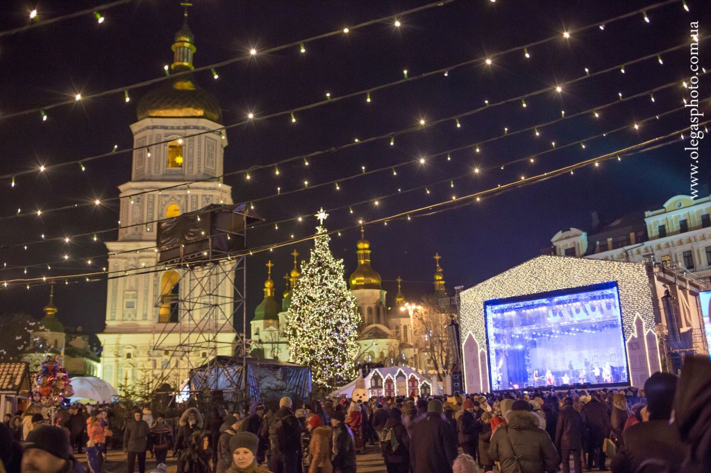 sofievskaya square for new year